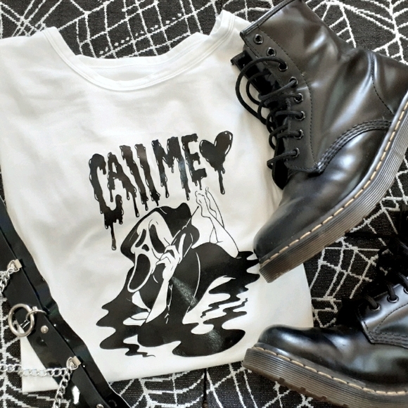 Ghostface scream inspired horror tshirt - Picture 1 of 6